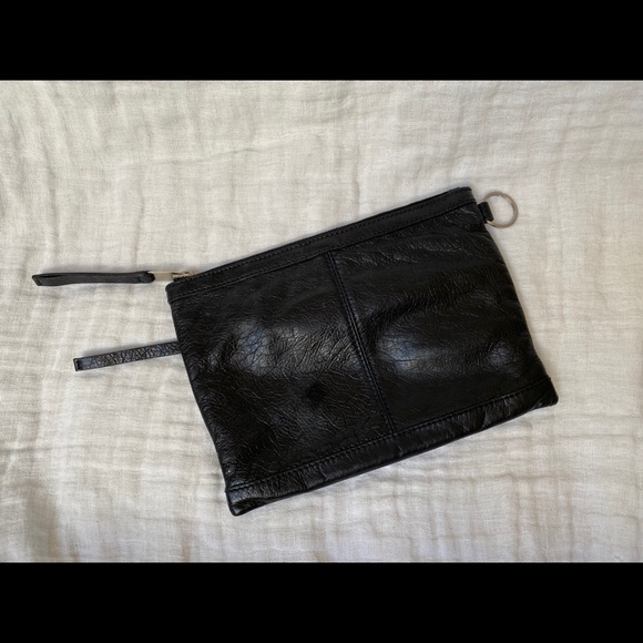 Balenciaga black leather clutch travel bag - Picture 7 of 7